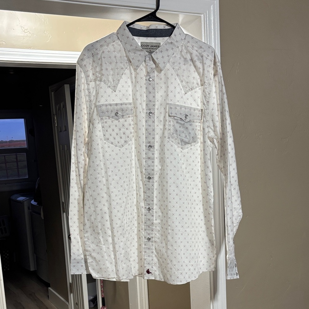 Men’s Cody James Pearl Snap Shirt